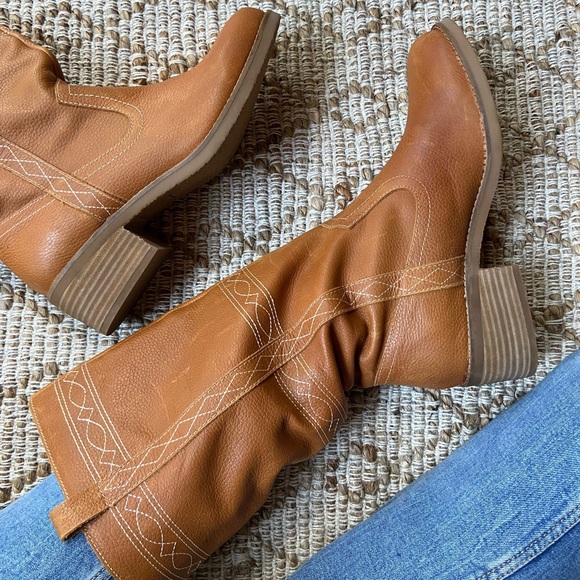dingo Shoes - New DINGO LONGHORN WESTERN Cognac BOOTS